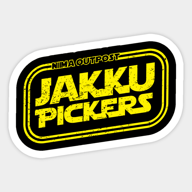 Jakku Pickers Sticker by Mikewirthart